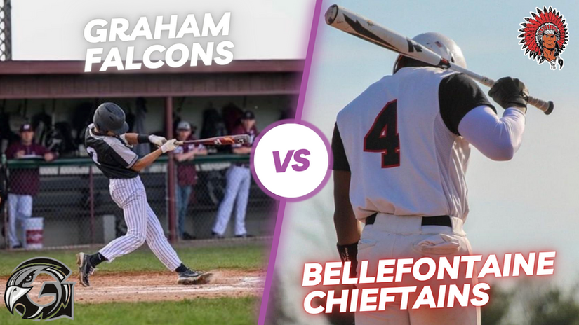 Graham Falcons @ Bellefontaine Chieftains | High School Boys Baseball | 5/5/23